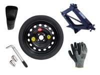 Set - Notrad OPEL AGILA B R16 4x100x54,1 + SCHLÜSSEL + WAGENHEBER + HÜLLE FÜR DEN WAGENHEBER