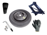 Set - Notrad KIA RIO III R15 4x100x54,1 + SCHLÜSSEL + WAGENHEBER + HÜLLE FÜR DEN WAGENHEBER