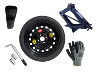 Set - Notrad KIA SHUMA R15 4x100x56,1 + SCHLÜSSEL + WAGENHEBER + HÜLLE FÜR DEN WAGENHEBER